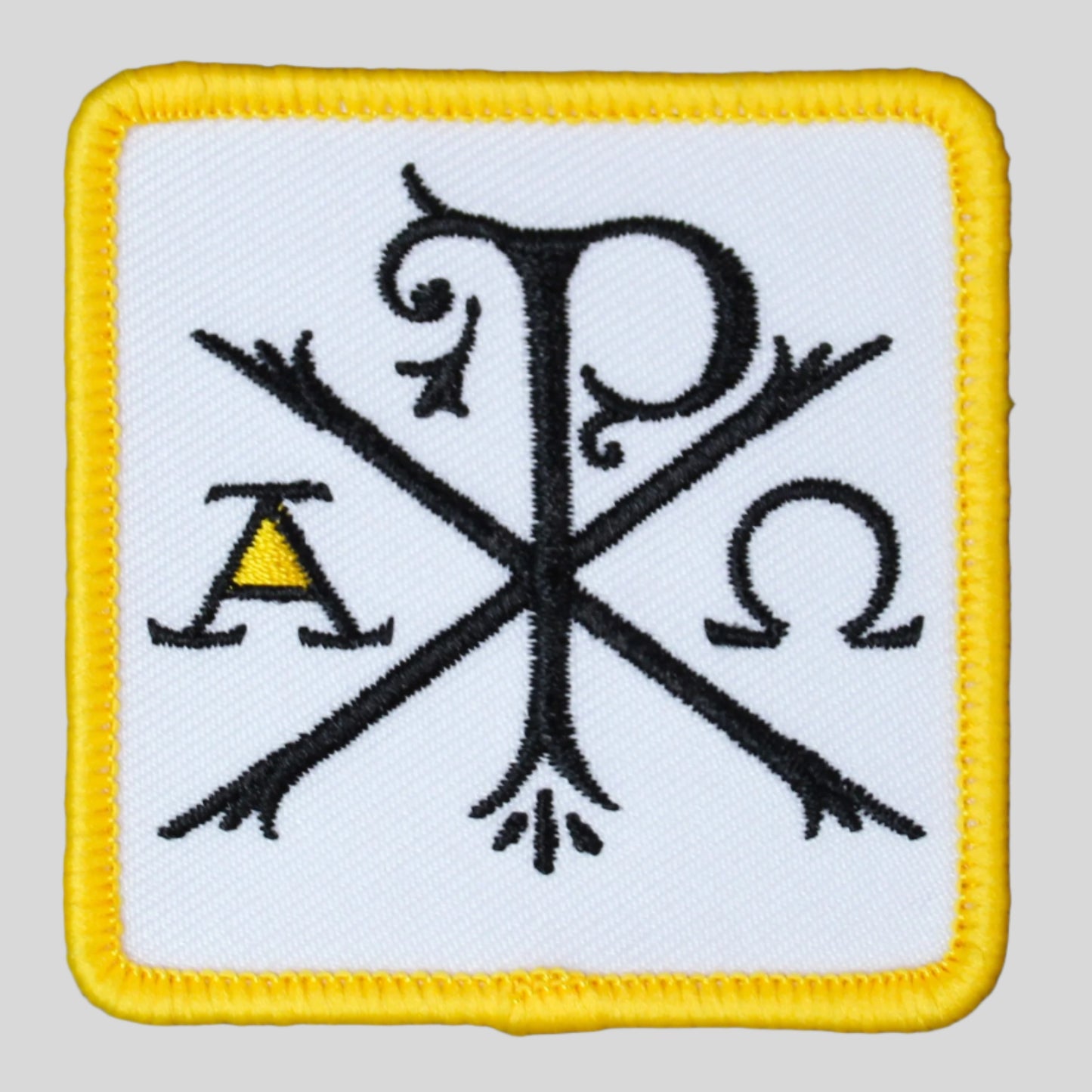 Chi-Rho Christogram patch