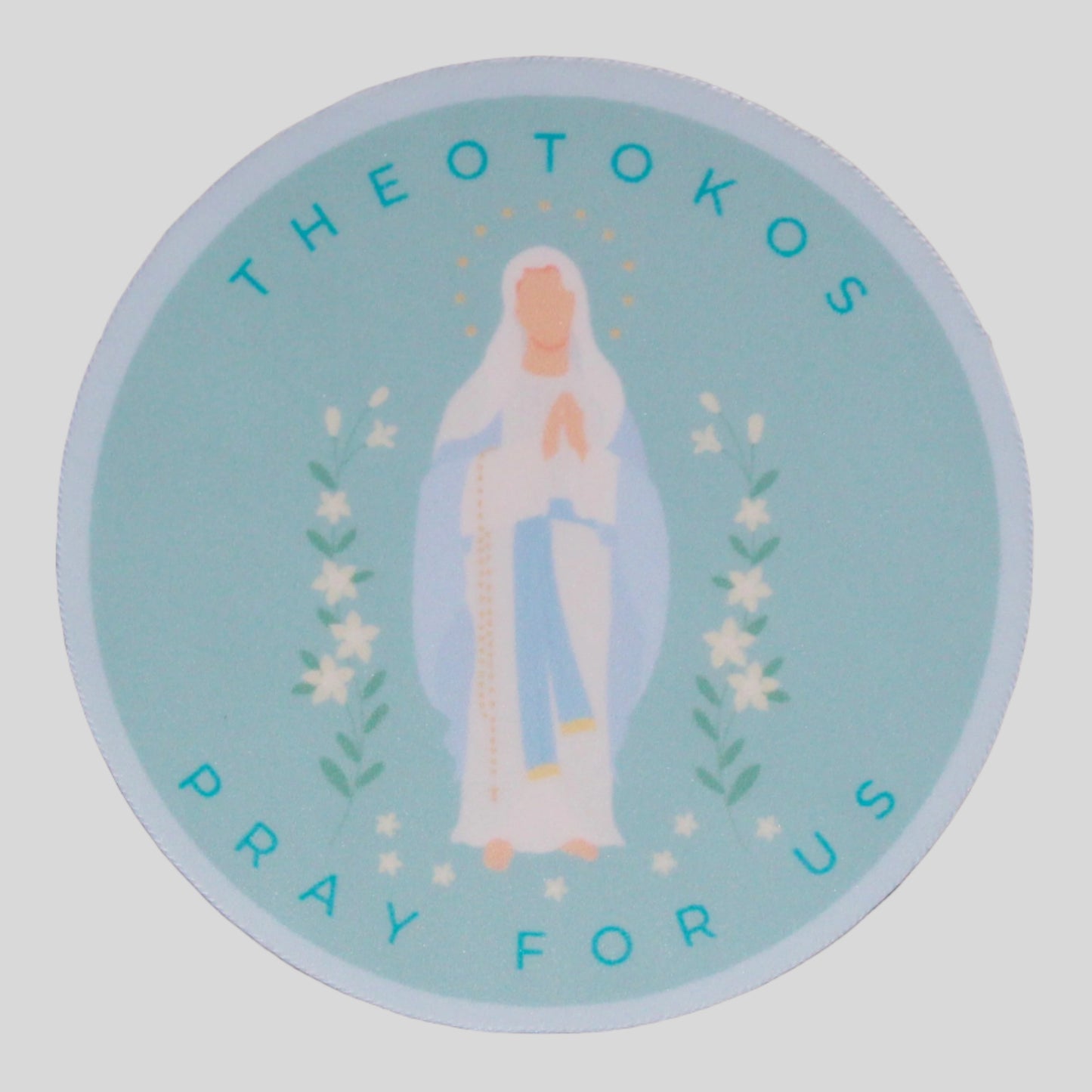 Theotokos - Mary Mother of God Christian sticker