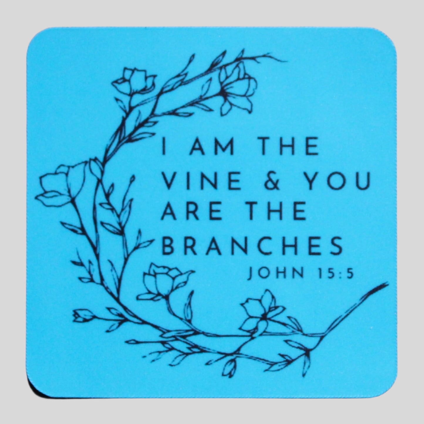 Vine and Branches Christian sticker
