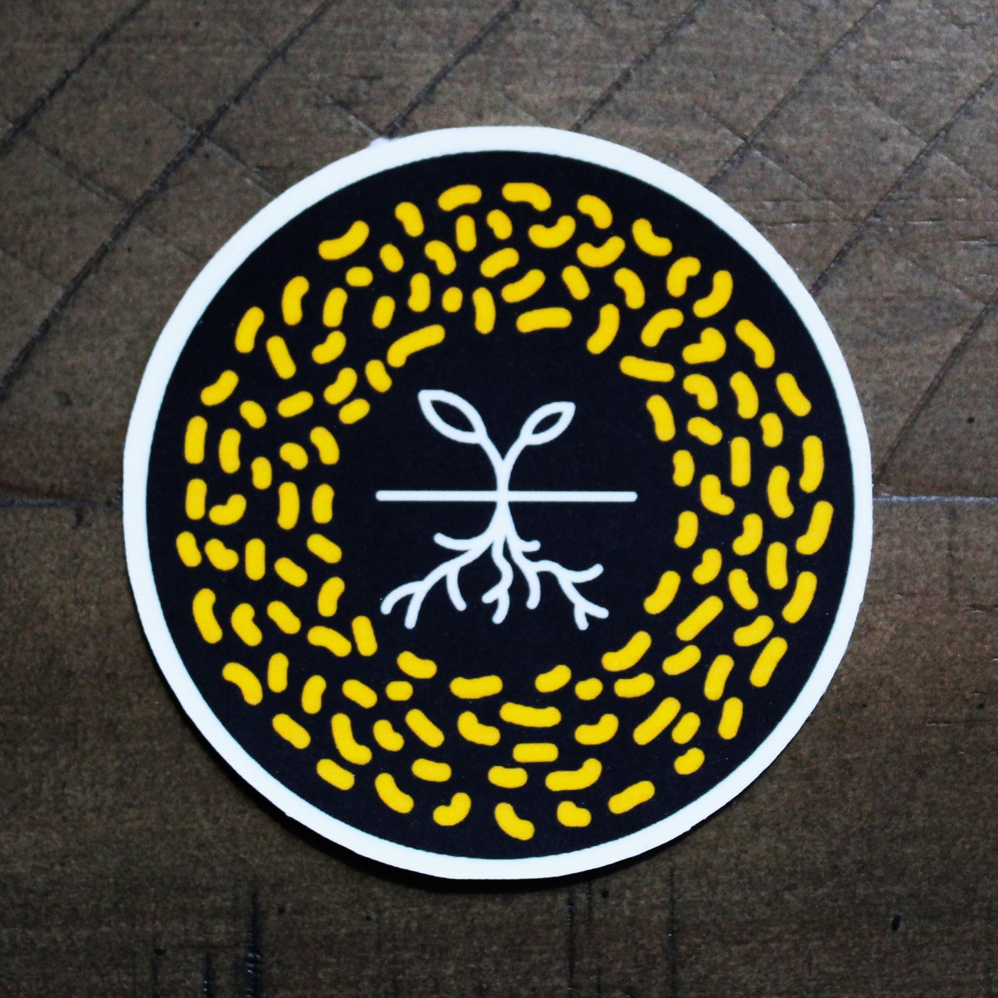 mustard seed sticker