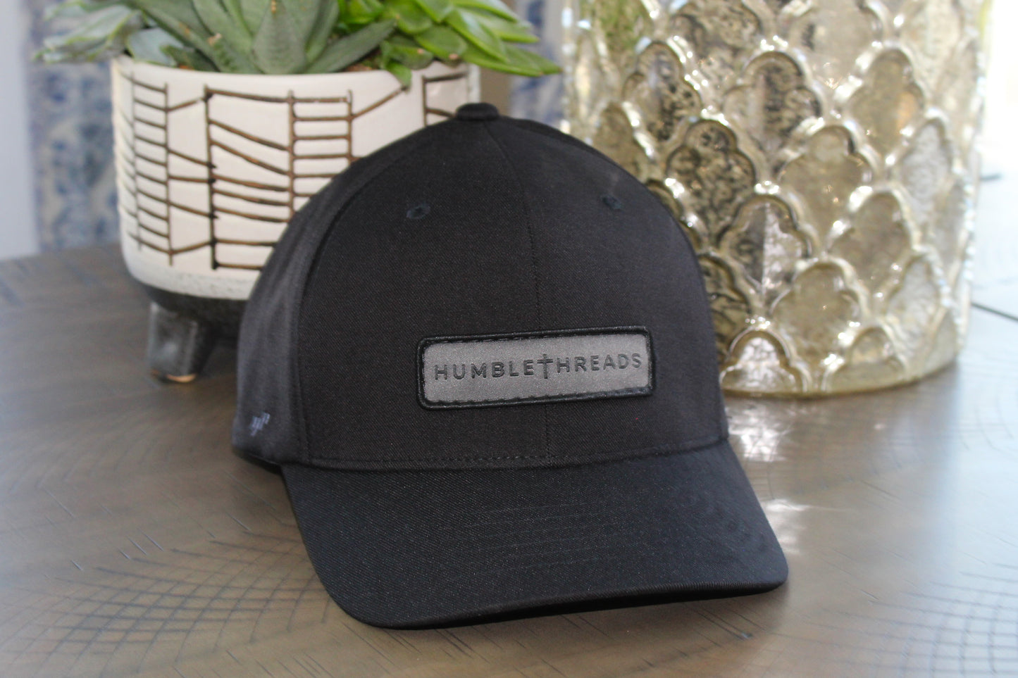 Black Flexfit with a humble threads patch