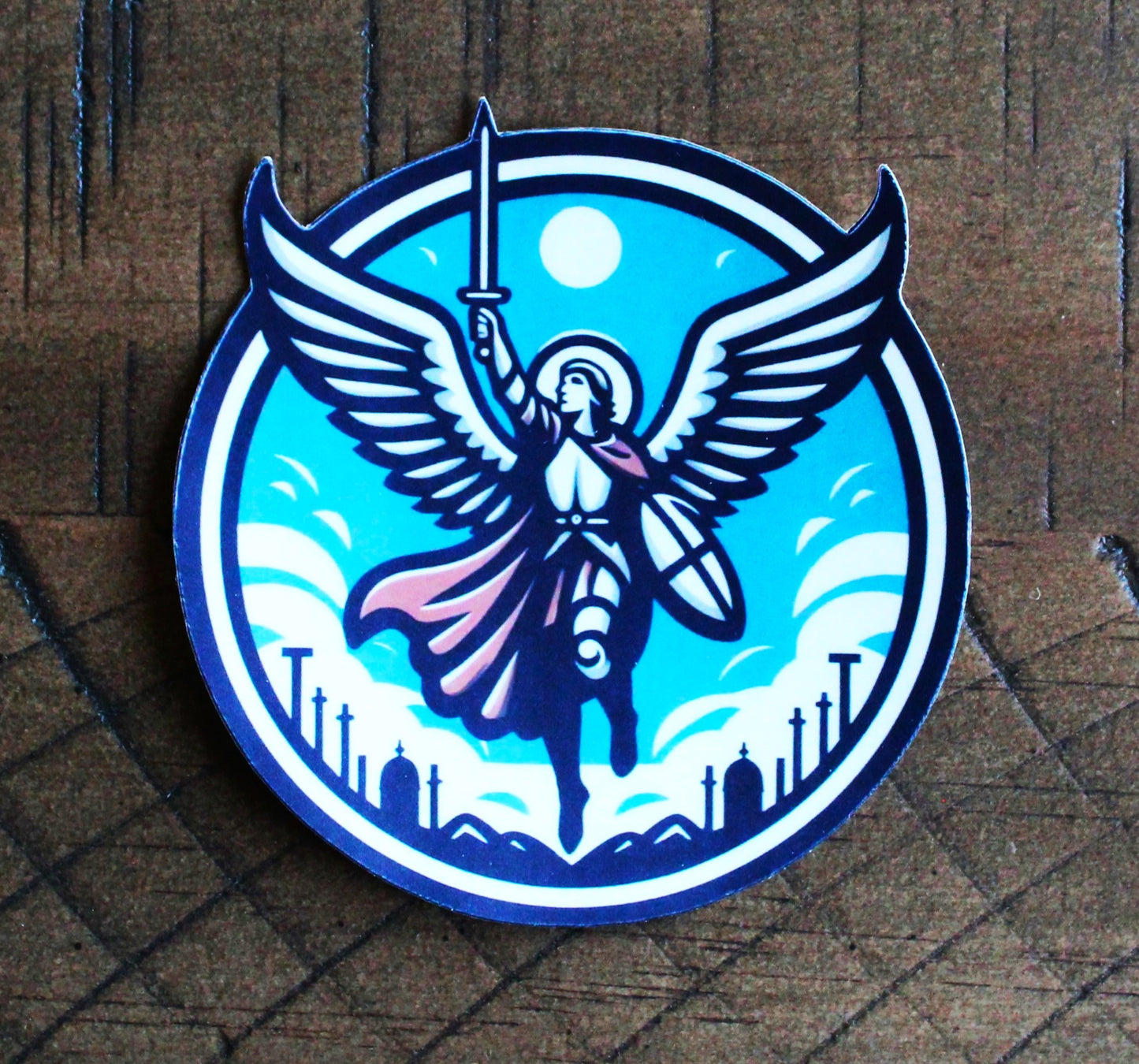 St. Michael the Archangel Christian sticker