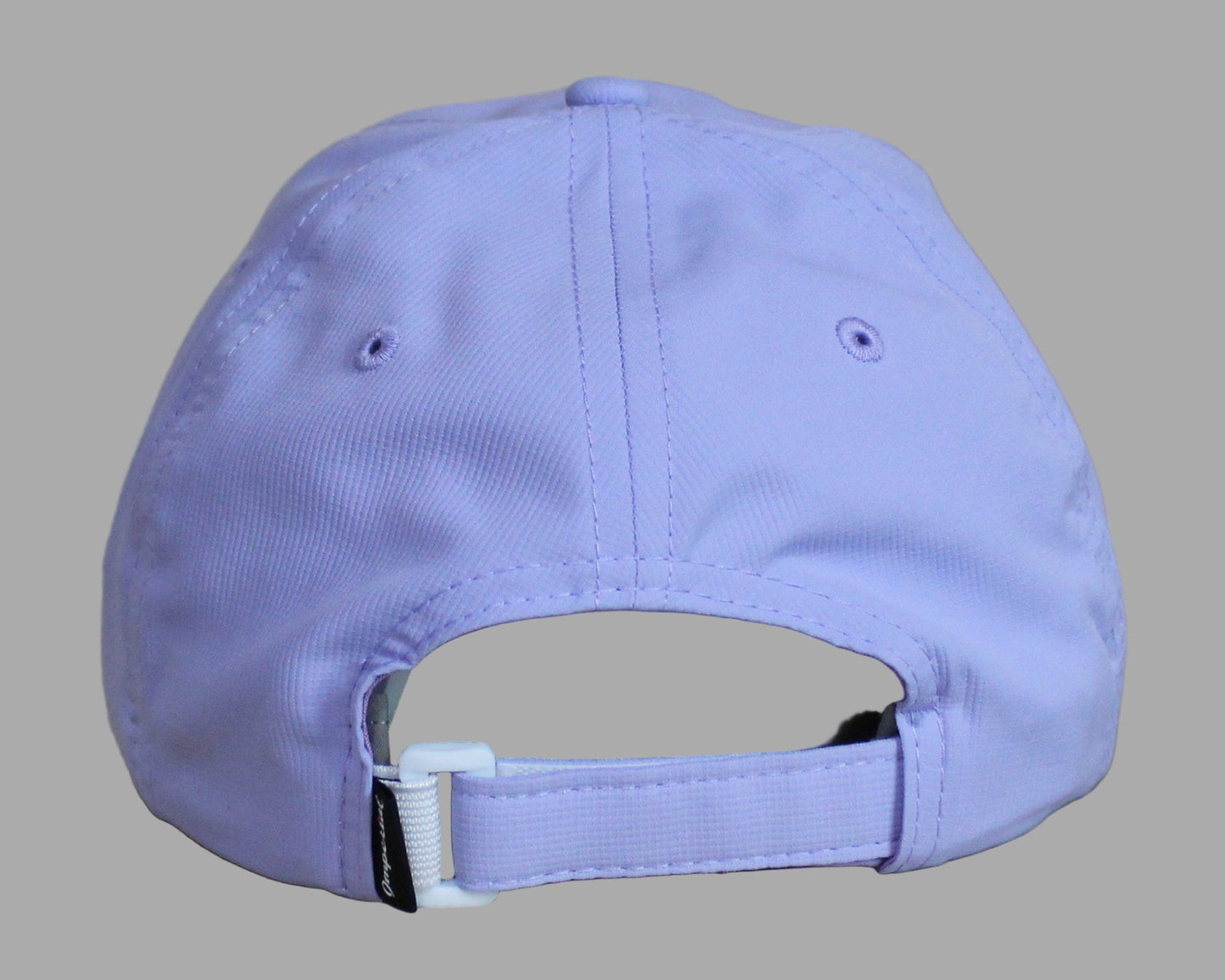 Lavender hat rear view