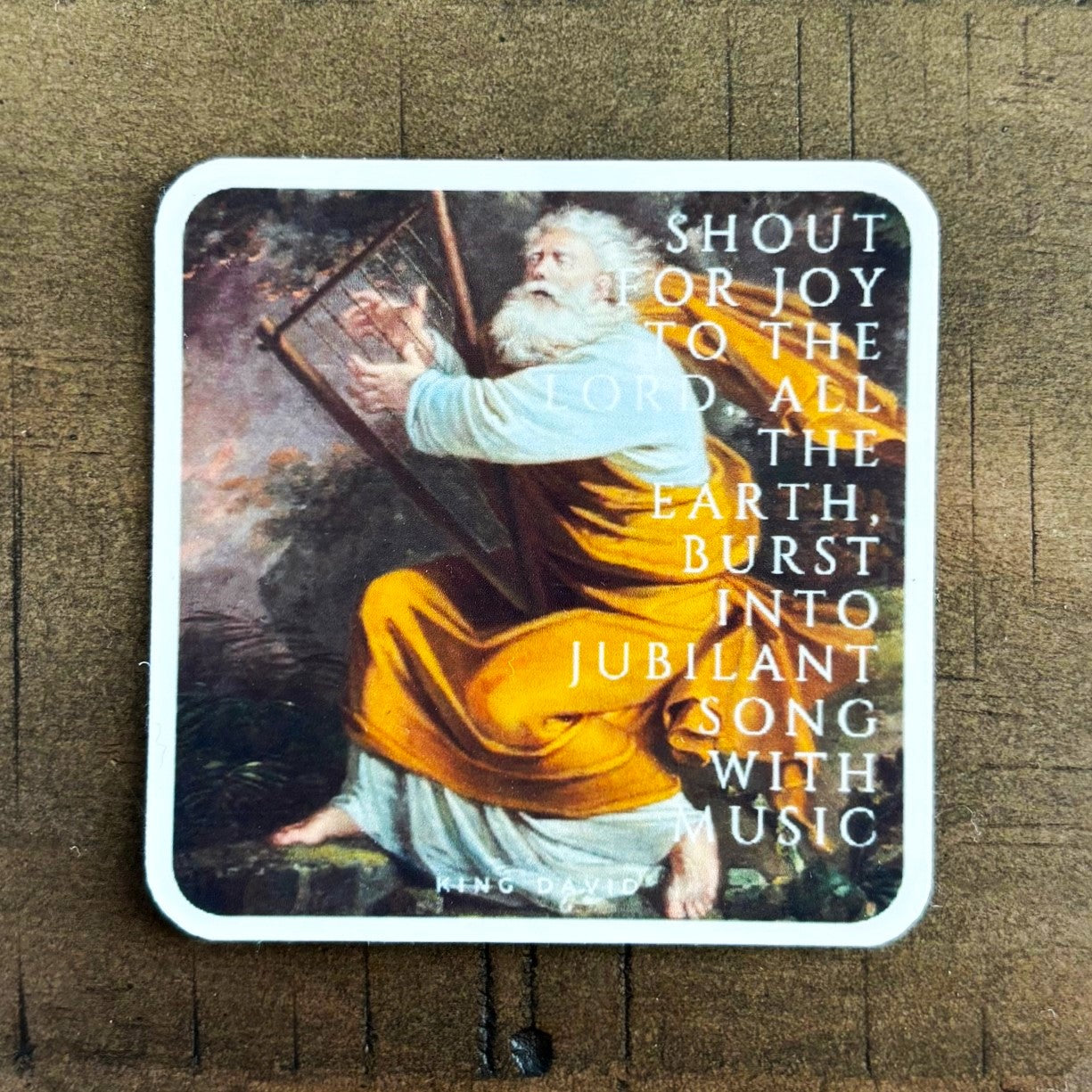 Kind David Sticker