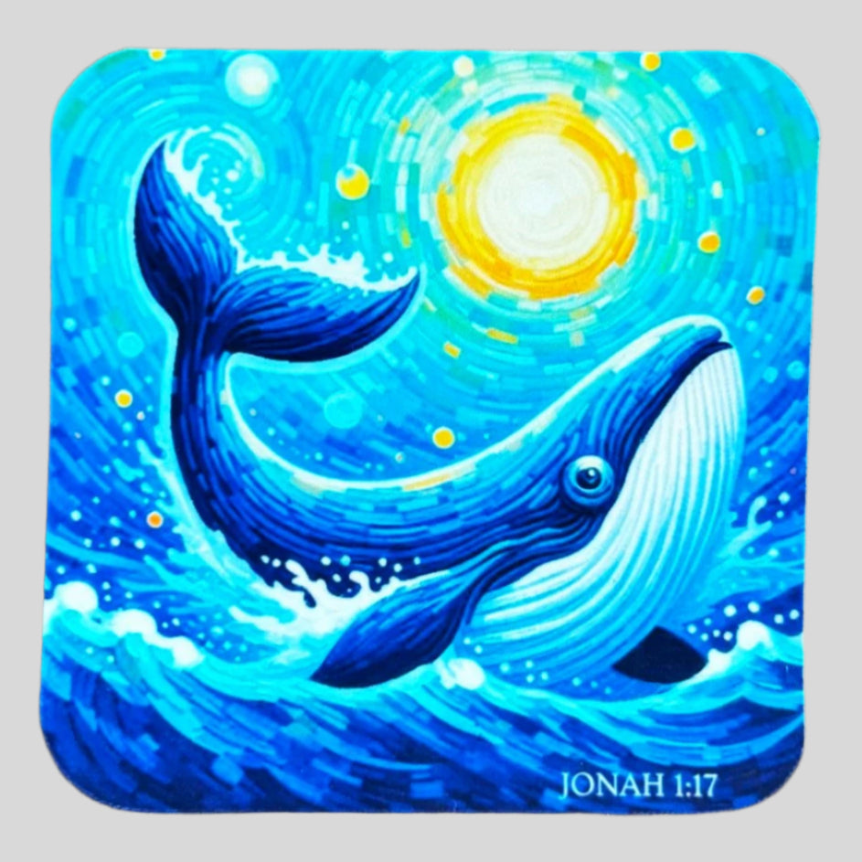 Jonah and the whale sticker