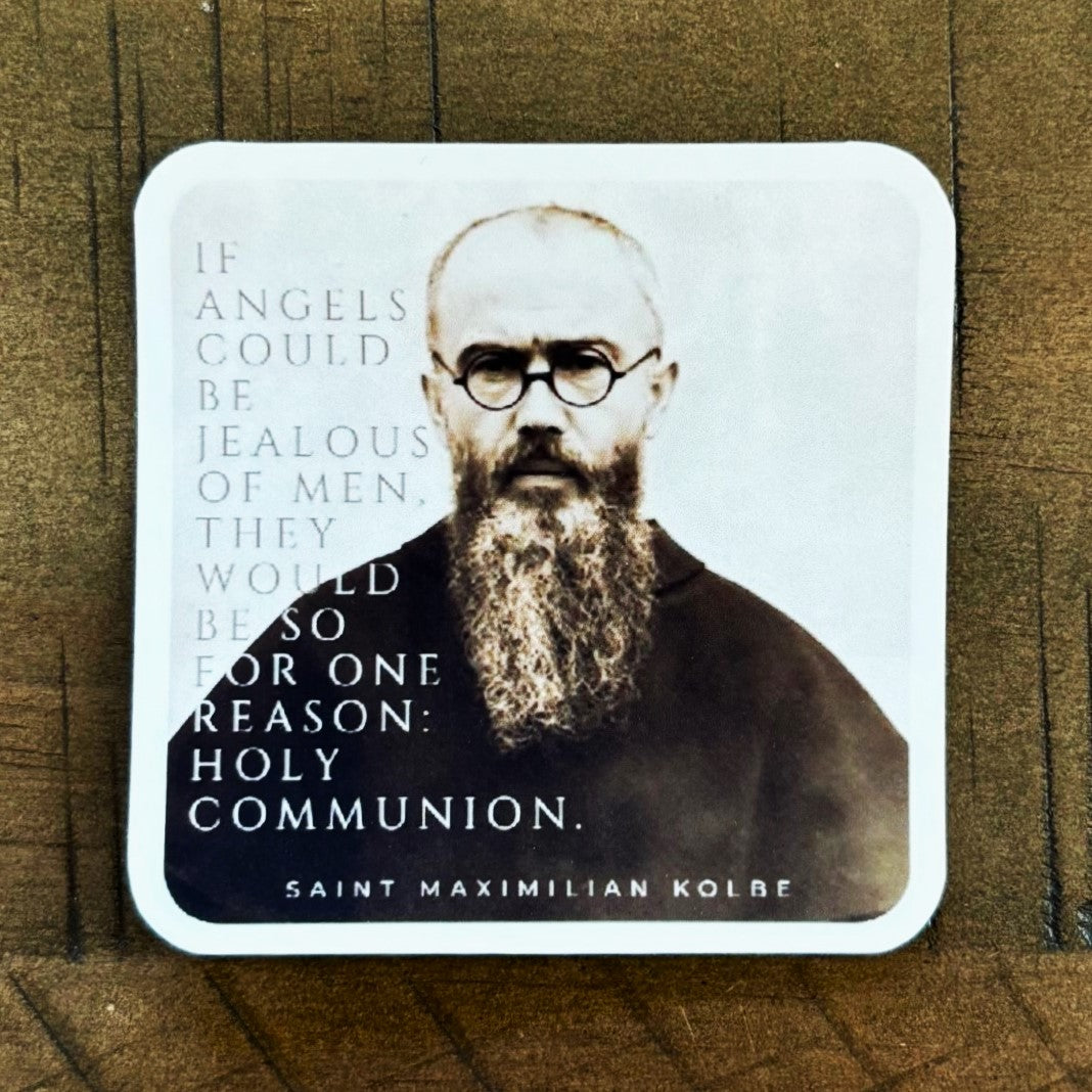 St. Maximilian Kolbe Christian sticker