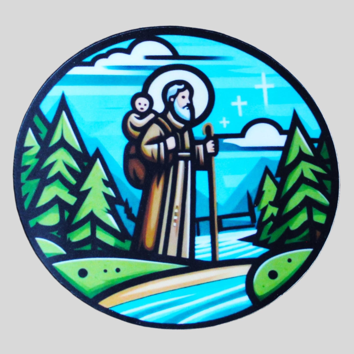 Saint Christopher the Martyr sticker
