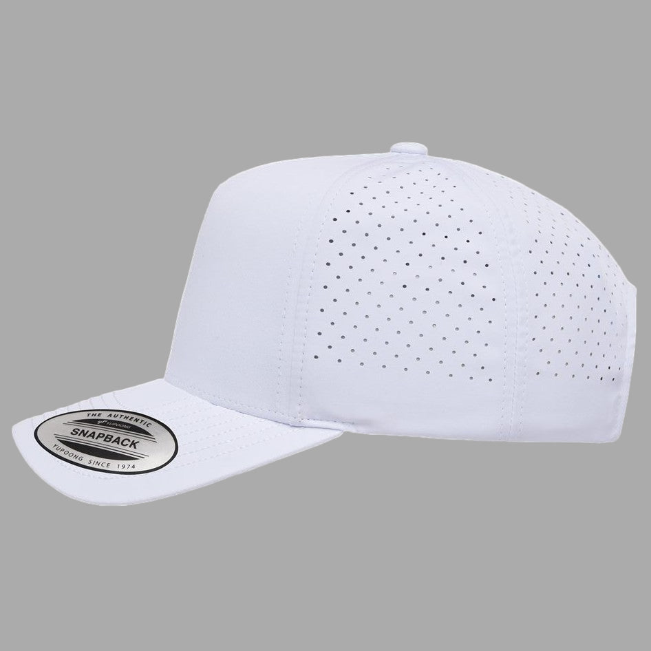 white performance hat
