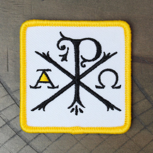 Chi-Rho Christogram patch