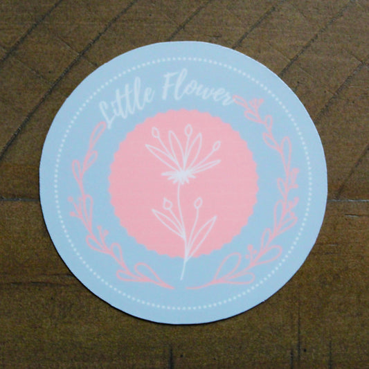 Saint Therese of Lisieux - Little Flower Christian sticker