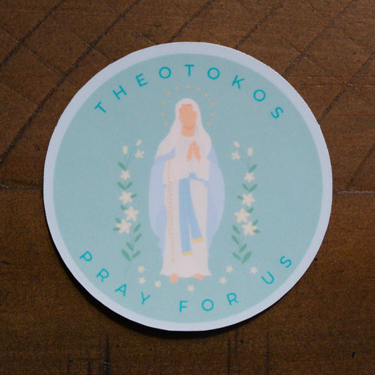 Theotokos Pray For Us Sticker
