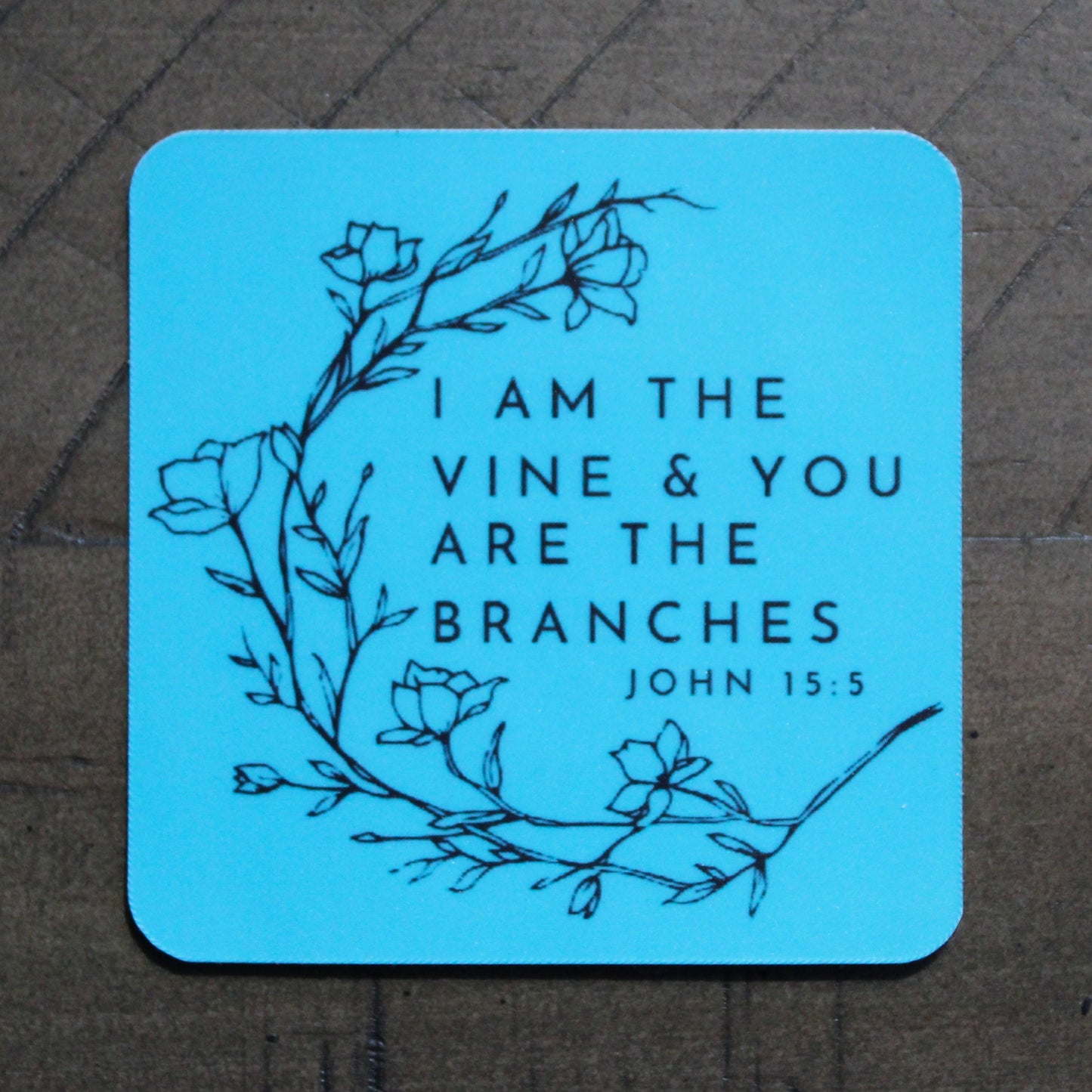 Vine and Branches Christian sticker