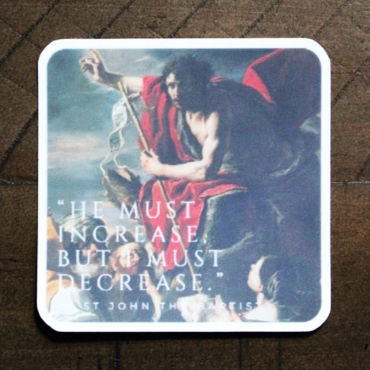 St. John the Baptist Christian sticker