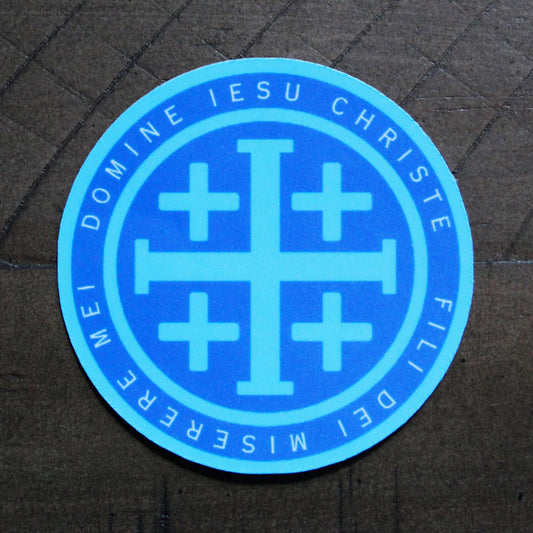 Jerusalem Cross Sticker