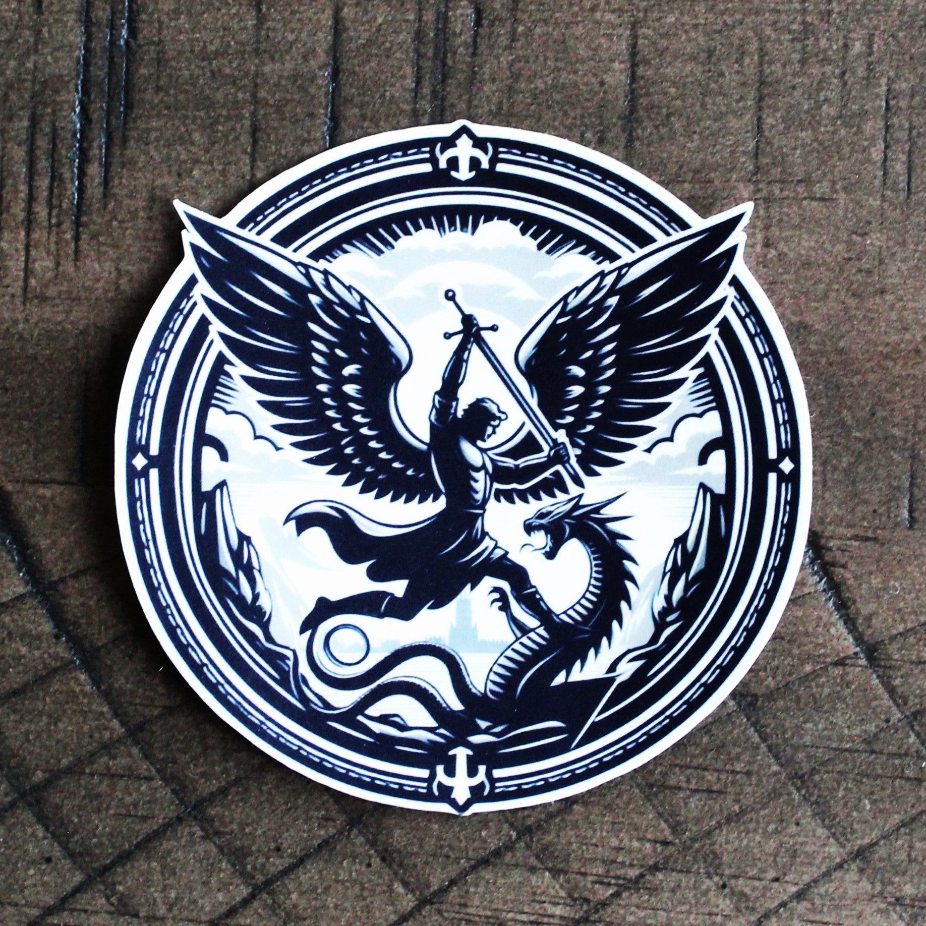 Saint Michael the Archangel Christian sticker