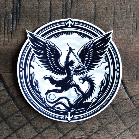 Saint Michael the Archangel Christian sticker