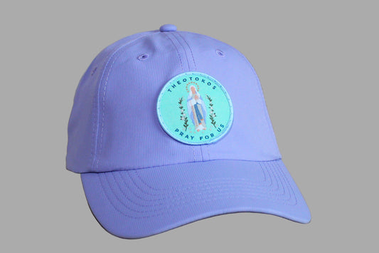 Lavender Hat with Theotokos Patch