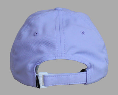 Lavender hat rear view