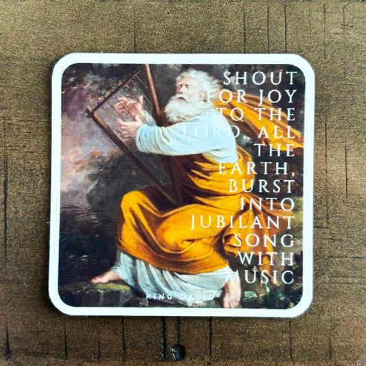 Kind David Sticker