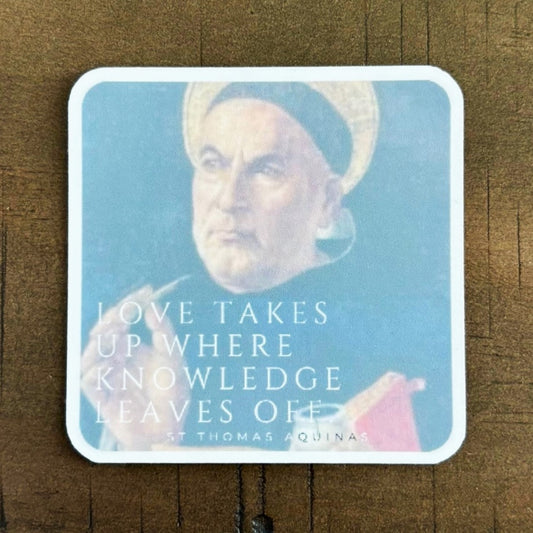Thomas Aquinas Christian sticker