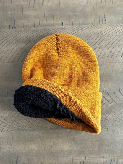 Carmel Brown interior of winter hat 