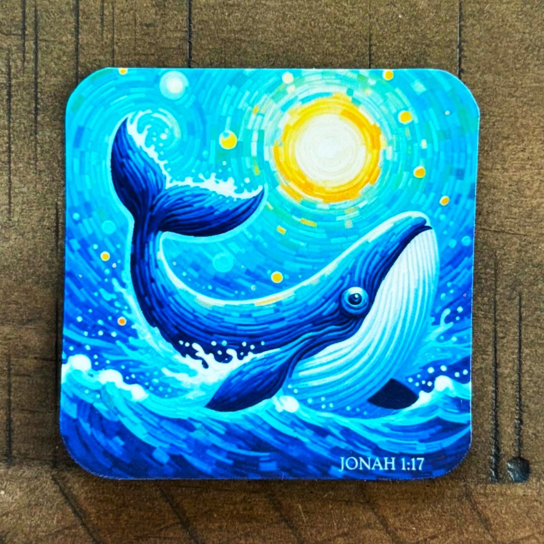 Jonah and the whale sticker
