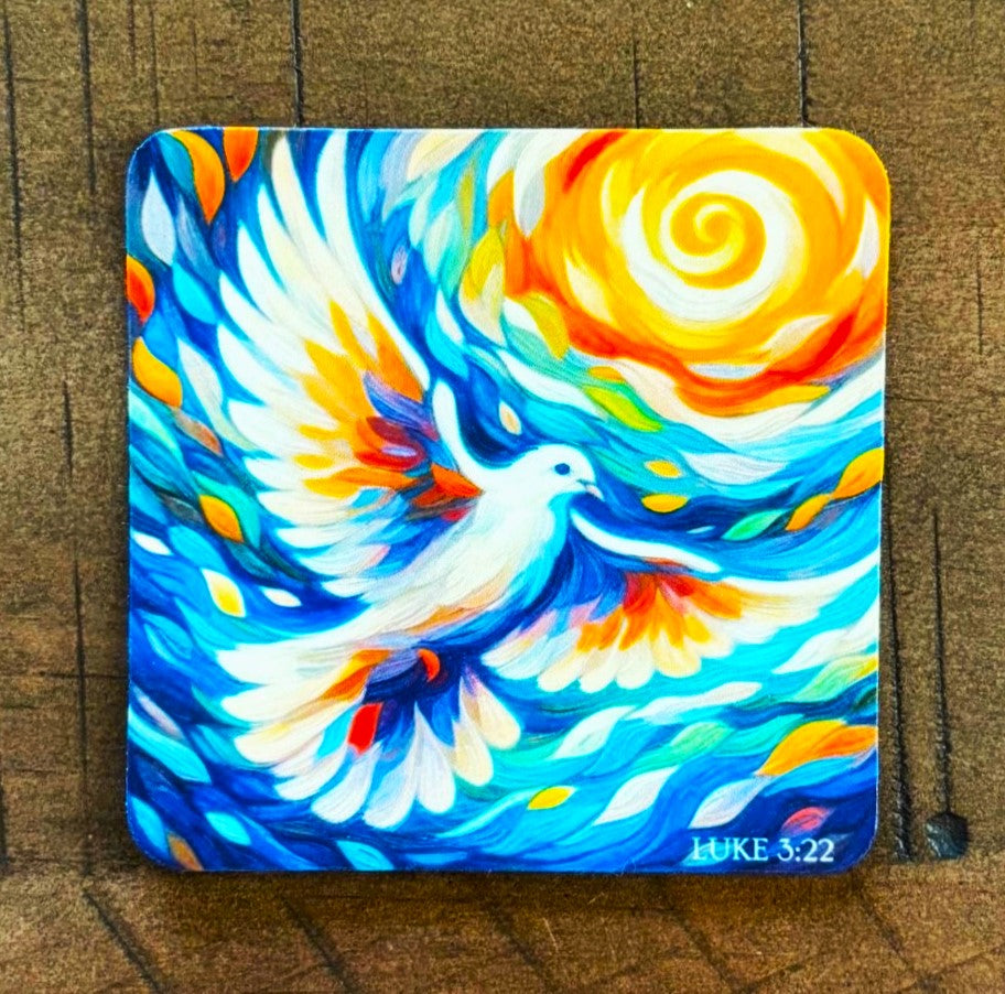 Colorful Holy Spirit Dove Sticker