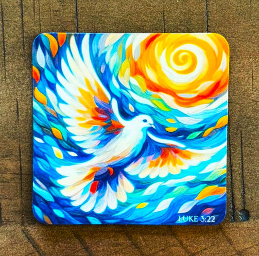 Colorful Holy Spirit Dove Sticker