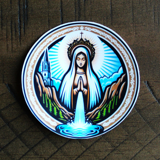 Our Lady of Lourdes Sticker
